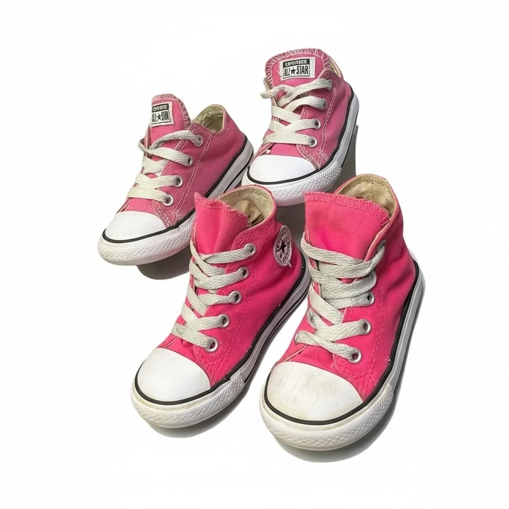 Converse double pink